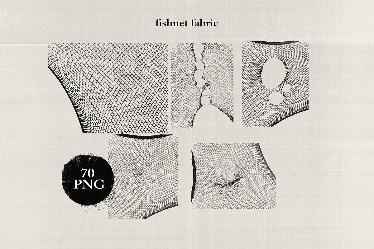 70+粗麻布纺织品拼贴手帐PNG免抠素材